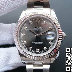 Replica Rolex Datejust M126334-0005 1:1 Best Edition EW Factory Diamond-Studded Dial