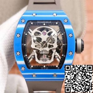 Replica Richard Mille RM052-01 1:1 Best Edition JB Factory Blue Ceramic Swiss Tourbillon