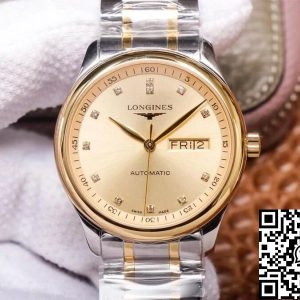 Replica Longines Master Collection L2.755.5.37.7 1:1 Best Edition KY factory Gold Dial