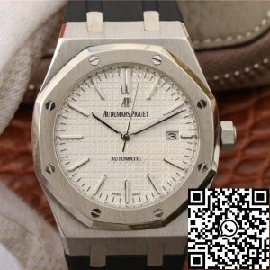 Replica Audemars Piguet Royal Oak 15400 JF Factory 1:1 Best Edition Swiss ETA3120 White Dial