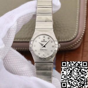 Replica Omega Constellation 27mm Quartz Ladies 123.10.27.60.55.001 TW Factory 1:1 Best Edition Swiss Eta Quartz 1376