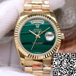 Replica Rolex Day Date President 18238 1:1 Best Edition Malachite Green Dial Swiss Movement