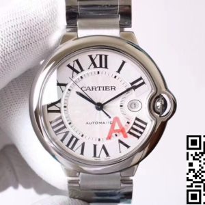 Replica Ballon Bleu De Cartier W69012Z4 1:1 Best Edition V6 Factory Silver Dial