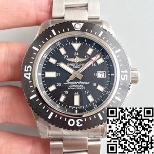 Replica Breitling Superocean 44 1739310/BF45/162A GF Factory 1:1 Best Edition Swiss ETA2824 Black Dial