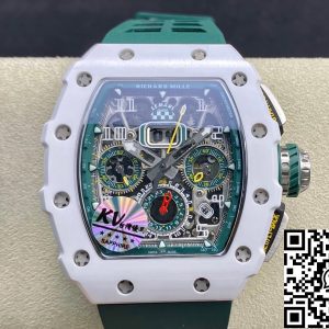 Replica Richard Mille RM011-03 1:1 Best Edition KV Factory Green Strap