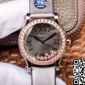 Replica Chopard Happy Sport 278559-3003 1:1 Best Edition YF Factory Grey Dial