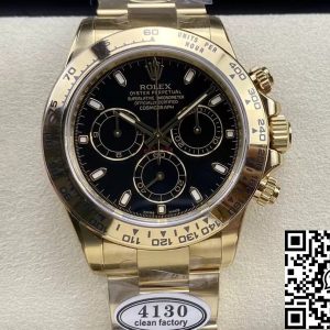 Replica Rolex Cosmograph Daytona M116508-0004 1:1 Best Edition Clean Factory Black Dial