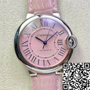 Replica Ballon Bleu De Cartier 36MM WSBB0007 1:1 Best Edition 3K Factory Leather Strap