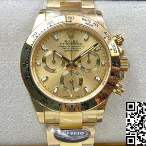 Replica Rolex Daytona M116508-0003 1:1 Best Edition BT Factory Gold Dial