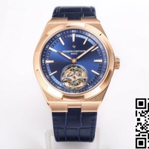 Replica Vacheron Constantin Overseas Tourbillon 6000V/110R-B733 1:1 Best Edition BBR Factory Blue Strap
