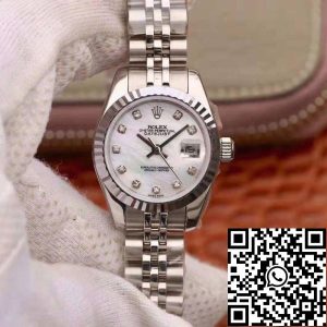 Replica Rolex Lady Datejust 28MM 1:1 Best Edition Swiss NH05 Movement White Dial