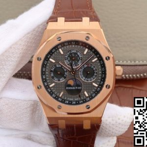 Replica Audemars Piguet Royal Oak Perpetual Calendar 26574 1:1 Best Edition JF Factory Rose Gold