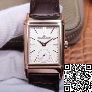 Replica Jaeger LeCoultre Reverso Flip 1:1 Best Edition MG Factory White Dial Swiss ETA854A/2