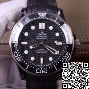 Replica Omega Seamaster 210.92.44.20.01.001 1:1 Best Edition VS Factory Black Ceramic Swiss ETA8806