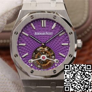 Replica Audemars Piguet Royal Oak Tourbillon 26522ST.OO.1220ST.01 R8 Factory 1:1 Best Edition Swiss Tourbillon Purple Dial