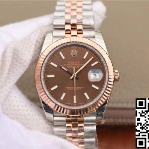 Replica Rolex Datejust M126331-0002 1:1 Best Edition EW Factory Rose Gold