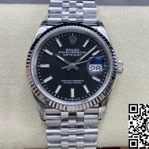 Replica Rolex Datejust M126234-0015 36MM 1:1 Best Edition VS Factory Black Dial