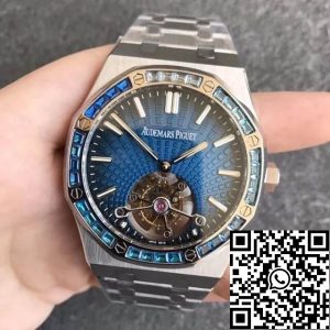 Replica Audemars Piguet Royal Oak Tourbillon 26521PT.YY.1220PT.01 1:1 Best Edition R8 Factory Diamond Bezel