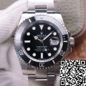 Replica Rolex Submariner 116610LN-97200 1:1 Best Edition Noob Factory V11 Black Dial Swiss ETA3135
