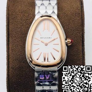 Replica Bvlgari Serpenti 103144 1:1 Best Edition BV Factory Rose Gold Bezel