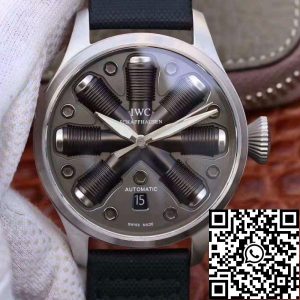 Replica IWC Big Pilot Top Gun Men Watches 1:1 Best Edition Swiss ETA A23J Special What-if Concept Fuse Dial