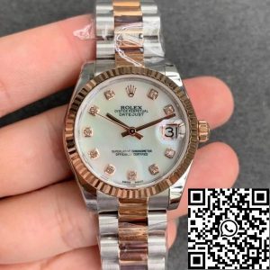Replica Rolex Datejust M278271-0025 1:1 Best Edition GS Factory Diamond-set Dial