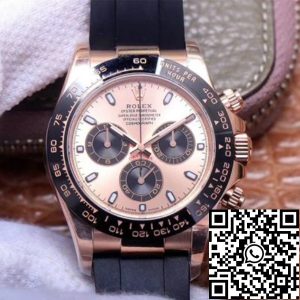 Replica Rolex Daytona M116515LN-0021 1:1 Best Edition Noob Factory Pink Dial Swiss ETA4130