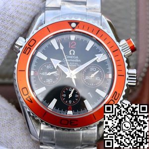 Replica Omega Seamaster Planet Ocean 232.30.46.51.01.002 1:1 Best Edition Swiss ETA7750 Black Dial with orange marker