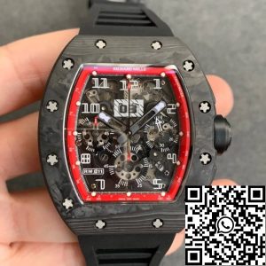 Replica Richard Mille RM011 1:1 Best Edition KV Factory Carbon Fiber Case