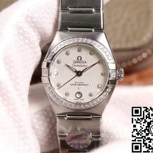 Replica Omega Constellation 131.15.29.20.52.001 1:1 Best Edition 3S Factory V5 Silver Diamond Bezel Swiss NH05