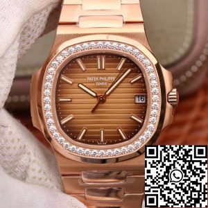 Replica Patek Philippe Nautilus 5711 PF factory V2 Men Watches 1:1 Best Edition Swiss ETA324 Rose gold dial