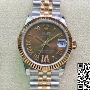 Replica Rolex Datejust M278271-0004 31MM 1:1 Best Edition EW Factory Brown Dial