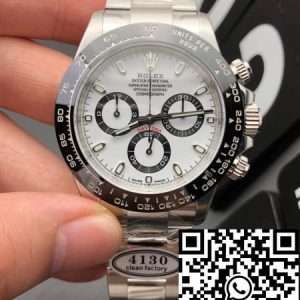 Replica Rolex Cosmograph Daytona M116500LN-0001 1:1 Best Edition Clean Factory V2 White Dial