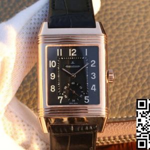 Replica Jaeger LeCoultre Reverso Q3732470 1:1 Best Edition Rose Gold Black Dial