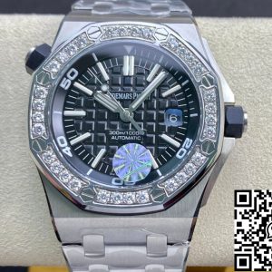 Replica Audemars Piguet Royal Oak Offshore 15703 1:1 Best Edition JF Factory Diamond-set Bezel