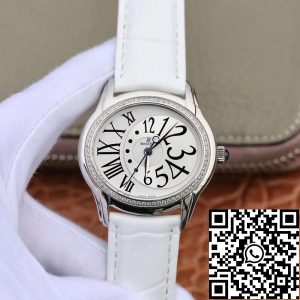 Replica Audemars Piguet 77301ST.ZZ.D015CR.01 Millenary White Dial Diamond Bezel 1:1 Best Edition Swiss Automatic movement