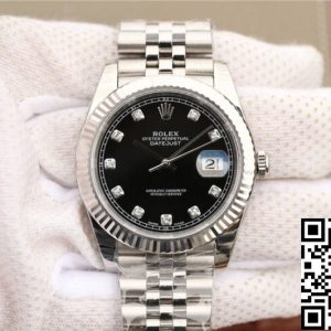Replica Rolex Datejust M126334-0012 1:1 Best Edition EW Factory Black Dial