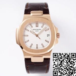 Replica Patek Philippe Nautilus 5711R-001 1:1 Best Edition PPF Factory V4 White Dial Swiss ETA324