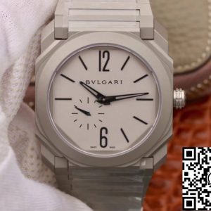 Replica Bvlgari Octo Finissimo 103011 1:1 Best Edition BV Factory White Dial