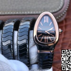 Replica Bvlgari Srpenti Spiga 102885 1:1 Best Edition BV Factory Rose Gold No Diamond Swiss Quartz Movement