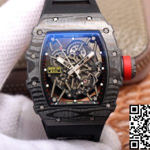 Replica Richard Mille RM35-02 1:1 Best Edition ZF Factory Carbon Fiber Case