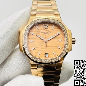 Replica Patek Philippe Nautilus Ladies 7118/1200R-010 1:1 Best Edition 3K Factory Rose Gold