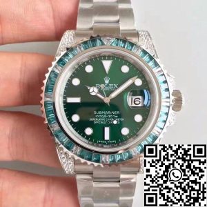 Replica Rolex Submariner Date 116610LV Noob Factory 1:1 Best Edition Swiss ETA3135 Green Dial