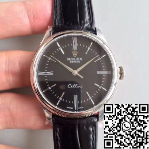 Replica Rolex Cellini 50509 MKS Factory Black Dial 1:1 Best Edition Swiss ETA3132