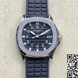 Replica Patek Philippe Aquanaut 5067A-001 Quartz Movement 1:1 Best Edition PPF Factory Black Dial