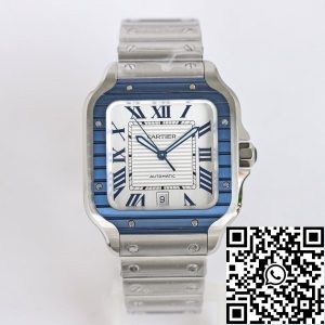 Replica Cartier Santos 1:1 Best Edition GF Factory Stainless Steel Strap