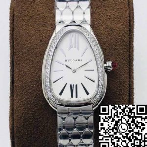 Replica Bvlgari Serpenti 103361 1:1 Best Edition BV Factory Silver White Dial