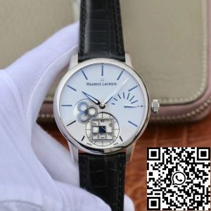 Replica Maurice Lacroix Masterpiece MP7158-SS001-301-1 Square Wheel AM Factory 1:1 Best Edition Swiss ML156 White Dial