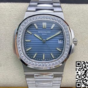 Replica Patek Philippe Nautilus 5713/1G-010 1:1 Best Edition PPF Factory V4 Blue Dial Swiss ETA324
