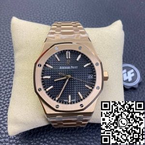 Replica Audemars Piguet Royal Oak 15500OR.OO.1220OR.01 1:1 Best Edition ZF Factory Black Dial
